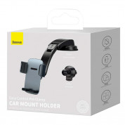 Baseus 2in1 Easy Control Pro Car Holder (SUYK010014) - комплект поставки за радиатора или таблото на кола за смартфони с дисплеи до 6.7 инча (черен-сив) 6