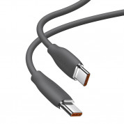 Baseus Jelly USB-C to USB-C Cable 100W - кабел с бързо зареждане за устройства с USB-C порт (200 см) (черен) 4