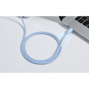 Baseus Jelly USB-C to USB-C Cable 100W - кабел с бързо зареждане за устройства с USB-C порт (200 см) (светлосин) 6