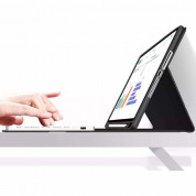 Tech-Protect SC Pen Case and Bluetooth Keyboard - кожен калъф и безжична блутут клавиатура за iPad mini 6 (2021) (черен) 2