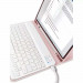 Tech-Protect SC Pen Case and Bluetooth Keyboard - кожен калъф и безжична блутут клавиатура за iPad mini 6 (2021) (розов) 5