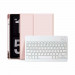 Tech-Protect SC Pen Case and Bluetooth Keyboard - кожен калъф и безжична блутут клавиатура за iPad 9 (2021), iPad 8 (2020), iPad 7 (2019) (розов) 3