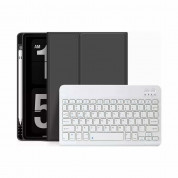 Tech-Protect SC Pen Case and Bluetooth Keyboard - кожен калъф и безжична блутут клавиатура за iPad Air 5 (2022), iPad Air 4 (2020) (черен) 3
