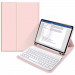 Tech-Protect SC Pen Case and Bluetooth Keyboard - кожен калъф и безжична блутут клавиатура за iPad Air 5 (2022), iPad Air 4 (2020) (розов) 1