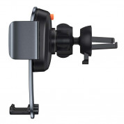 Baseus Easy Control Pro Car Holder (SUYK010114) - поставка за радиатора на кола за смартфони с дисплеи до 6.7 инча (черен-сив) 4