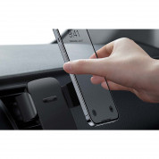 Baseus Easy Control Pro Car Holder (SUYK010101) - поставка за радиатора на кола за смартфони с дисплеи до 6.7 инча (черен) 7