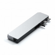Satechi USB-C Pro Hub Max - мултифункционален хъб за свързване на допълнителна периферия за MacBook Pro (сребрист) 1