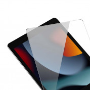 Baseus Tempered Glass Screen Protector 0.3mm - калено стъклено защитно покритие за дисплея на iPad 9 (2021), iPad 8 (2020), iPad 7 (2019), iPad Air 3 (2019) (прозрачен) 5