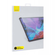 Baseus Tempered Glass Screen Protector 0.3mm - калено стъклено защитно покритие за дисплея на iPad Pro 12.9 M1 (2021), iPad Pro 12.9 (2020), iPad Pro 12.9 (2018) (прозрачен) 6