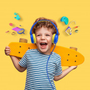 Joyroom Kids On-Ear Headphones - слушалки подходящи за деца (розов) 3