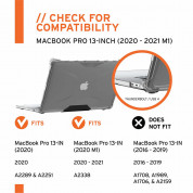 Urban Armor Gear Plyo Case - удароустойчив хибриден кейс за MacBook Pro 13 (2020), MacBook Pro 13 M1 (2020), MacBook Pro 13 M2 (2022) (прозрачен) 7