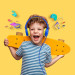 Joyroom Kids On-Ear Headphones - слушалки подходящи за деца (син) 3