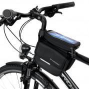 Wozinsky Bike Front Frame Pannier Bag 1.5L (black) 1
