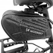 Wozinsky Waterproof Bicycle Saddle Bag 1.5L - универсален удароустойчив калъф за под седалката на колело (черен) 5