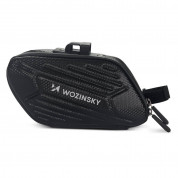 Wozinsky Waterproof Bicycle Saddle Bag 1.5L - универсален удароустойчив калъф за под седалката на колело (черен) 4