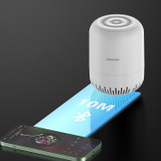 Joyroom Wireless Bluetooth Speaker 2200mAh 5W - безжичен блутут спийкър с микрофон и microSD слот за мобилни устройства (бял)  2
