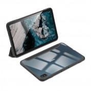 DUX DUCIS Toby Tablet Case - хибриден удароустойчив кейс за Nokia T20 (2021) (черен-прозрачен) 2