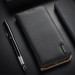 Dux Ducis Hivo Genuine Leather Flip Wallet Case - кожен калъф от естествена кожа с поставка и отделение за кр. карти за Samsung Galaxy S22 (черен) 15
