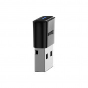 Baseus USB Mini Bluetooth 5.0 Adapter BA04 - bluetooth 5.0 адаптер за компютри и лаптопи (черен) 5