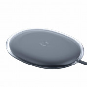 Baseus Jelly Wireless Charger (WXGD-01) - поставка (пад) за безжично зареждане с технология за бързо зареждане (15W) за Qi съвместими устройства (черен) 1