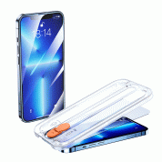 Joyroom Easy Fit Tempered Glass Sreen Protector - калено стъклено защитно покритие за iPhone 13,  iPhone 13 Pro (прозрачен) (2 броя)