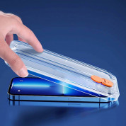 Joyroom Easy Fit Tempered Glass Screen Protector - калено стъклено защитно покритие за iPhone 13 Pro Max (прозрачен) (2 броя) 8