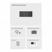 EcoFlow 160W Solar Panel - сгъваем соларен панел зареждащ директно вашето устройство от слънцето (черен) 12