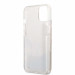 Guess Liquid Glitter Flower Case - дизайнерски кейс с висока защита за iPhone 13 mini (златист) 5