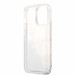 Guess Liquid Glitter Flower Case - дизайнерски кейс с висока защита за iPhone 13 Pro (лилав) 5
