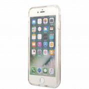 Guess Liquid Glitter Paisley Case - дизайнерски кейс с висока защита за iPhone SE (2022), iPhone SE (2020), iPhone 8, iPhone 7 (златист) 3