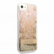 Guess Liquid Glitter Paisley Case for iPhone SE (2022), iPhone SE (2020), iPhone 8, iPhone 7 (gold) 2