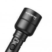 Superfire Flashlight Y16, 1700lm, USB-C (black) 2