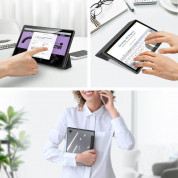 DUX DUCIS Toby Tablet Case - хибриден удароустойчив кейс за Samsung Galaxy Tab A8 10.5 (2021) (черен-прозрачен) 6