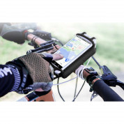 Romoss UR01 Powerbank 10000mAh - външна батерия с два USB-A изхода и поставка за телефон за кормилото на велосипед (черен) 4
