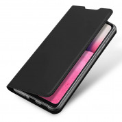 Dux Ducis Skin Pro Case - кожен калъф с поставка и отделение за кр. карти за Samsung Galaxy A33 5G (черен) 3