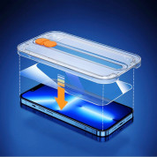 Joyroom Easy Fit Tempered Glass Screen Protector - калено стъклено защитно покритие за iPhone 13, iPhone 13 Pro (прозрачен) 5