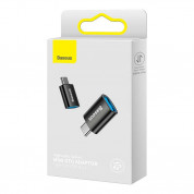 Baseus Ingenuity USB-C to USB-A adapter OTG (USB 3.1) (ZJJQ000001) - адаптер от USB-C мъжко към USB женско за мобилни устройства с USB-C порт (черен) 7