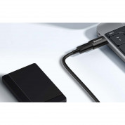 Baseus Ingenuity USB-A to USB-C Adapter OTG (USB 3.1) (ZJJQ000101) - адаптер от USB-A мъжко към USB-C женско за мобилни устройства с USB-C порт (черен) 6