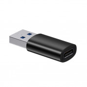 Baseus Ingenuity USB-A to USB-C Adapter OTG (USB 3.1) (ZJJQ000101) (Black) 1