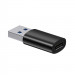 Baseus Ingenuity USB-A to USB-C Adapter OTG (USB 3.1) (ZJJQ000101) - адаптер от USB-A мъжко към USB-C женско за мобилни устройства с USB-C порт (черен) 2