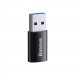 Baseus Ingenuity USB-A to USB-C Adapter OTG (USB 3.1) (ZJJQ000101) - адаптер от USB-A мъжко към USB-C женско за мобилни устройства с USB-C порт (черен) 1