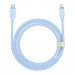 Baseus Jelly Liquid Silica Gel USB-C to Lightning Cable PD 20W (CAGD020103) - USB-C към Lightning кабел за Apple устройства с Lightning порт (200 см) (син) 1