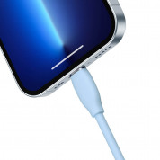 Baseus Jelly Liquid Silica Gel USB-C to Lightning Cable PD 20W (CAGD020103) - USB-C към Lightning кабел за Apple устройства с Lightning порт (200 см) (син) 2