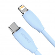 Baseus Jelly Liquid Silica Gel USB-C to Lightning Cable PD 20W (CAGD020103) - USB-C към Lightning кабел за Apple устройства с Lightning порт (200 см) (син) 7