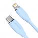 Baseus Jelly Liquid Silica Gel USB-C to Lightning Cable PD 20W (CAGD020103) - USB-C към Lightning кабел за Apple устройства с Lightning порт (200 см) (син) 8