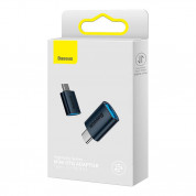 Baseus Ingenuity USB-C to USB-A adapter OTG (USB 3.1) (ZJJQ000003) - адаптер от USB-C мъжко към USB женско за мобилни устройства с USB-C порт (тъмносин) 7