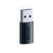 Baseus Ingenuity USB-A to USB-C Adapter OTG (USB 3.1) (ZJJQ000103) - адаптер от USB-A мъжко към USB-C женско за мобилни устройства с USB-C порт (тъмносин) 1