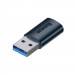 Baseus Ingenuity USB-A to USB-C Adapter OTG (USB 3.1) (ZJJQ000103) - адаптер от USB-A мъжко към USB-C женско за мобилни устройства с USB-C порт (тъмносин) 2