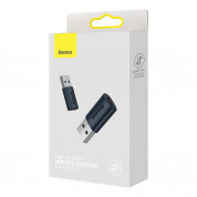 Baseus Ingenuity USB-A to USB-C adapter OTG (USB 3.1) (ZJJQ000103) - адаптер от USB мъжко към USB-C женско за мобилни устройства с USB-C порт (тъмносин) 9