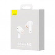 Baseus Bowie M2 TWS Earphones - безжични блутут слушалки за мобилни устройства (бял) 2